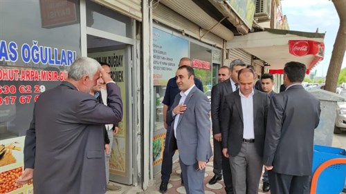 Kaymakam/Belediye Başkan V. Sayın Çağlar Tekin'den Esnaf Ziyareti